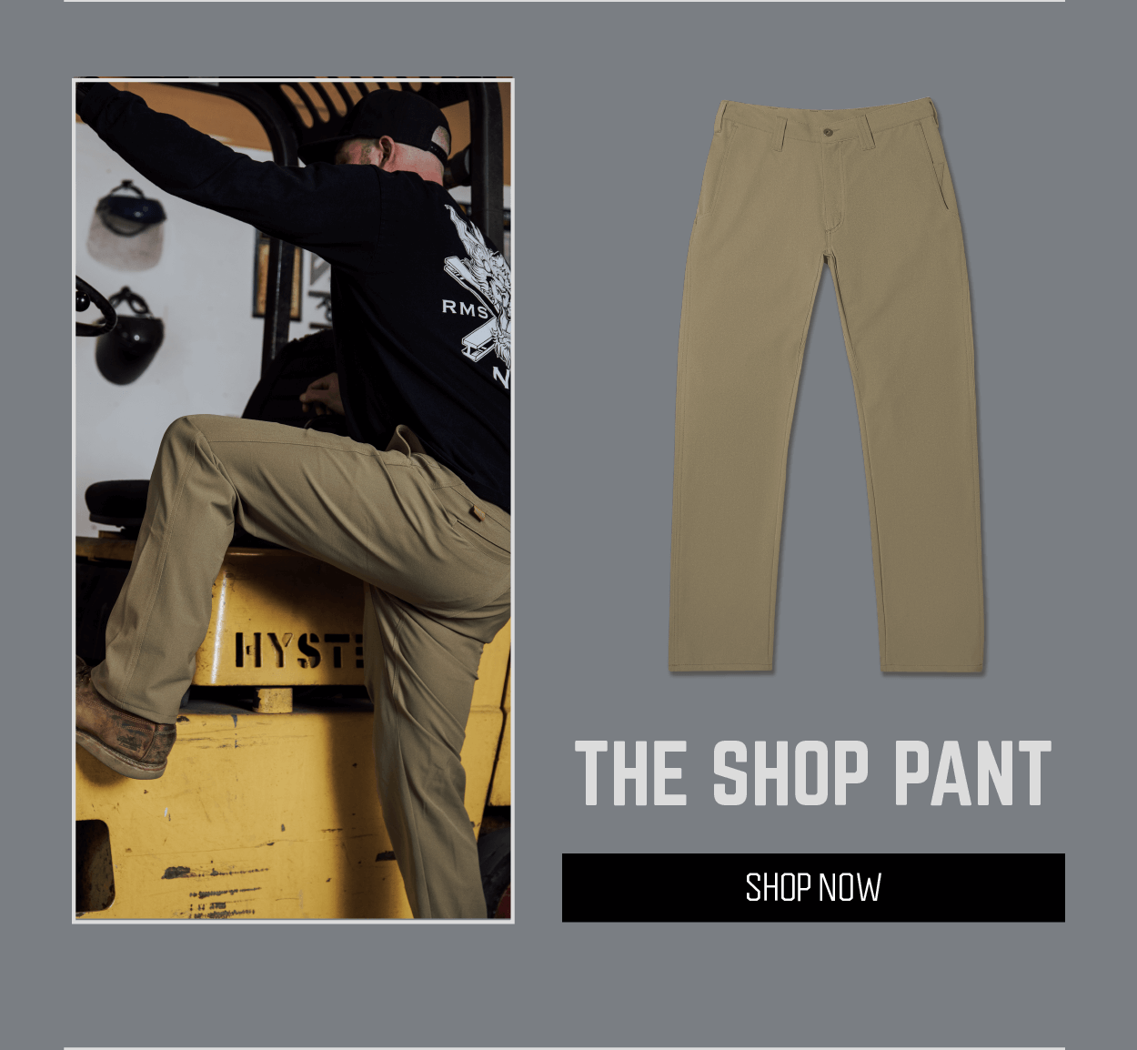 The Shop Pant in Khaki