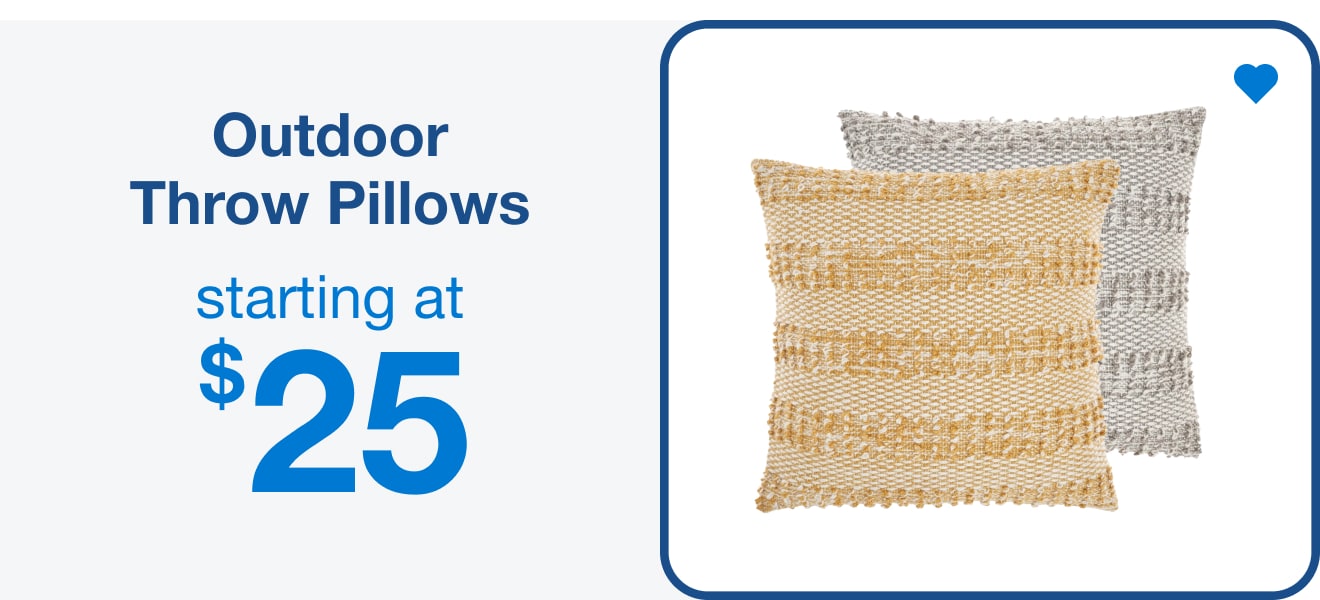 Outdoor Throw Pillows Up to 25% Off  â€” Shop Now!