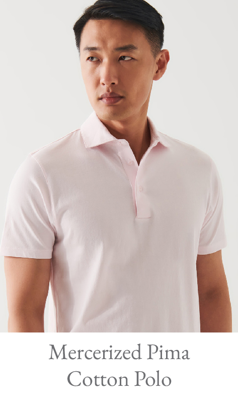 MERCERIZED PIMA COTTON POLO