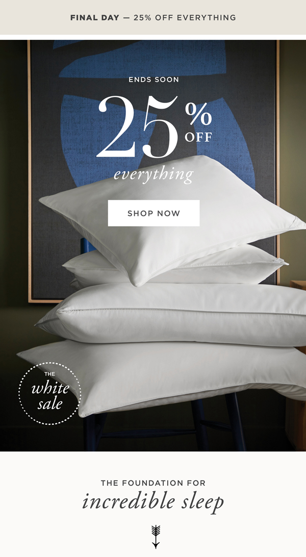 Save 25% on Everything