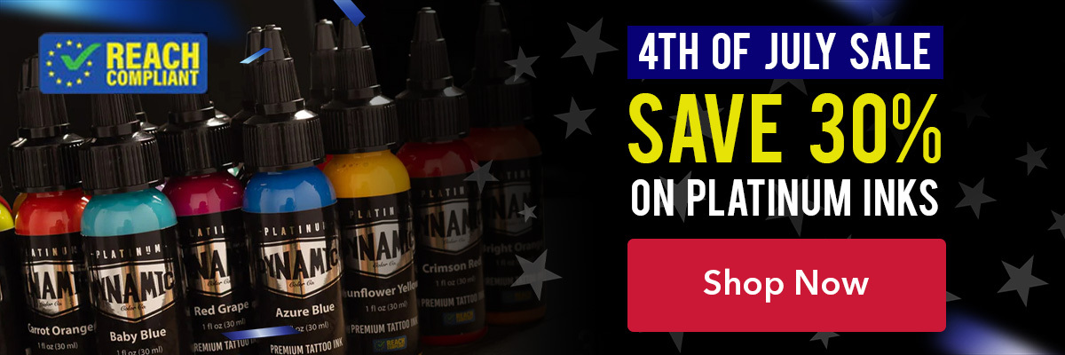 4TH OF JULY SALE SAVE 30% ON PLATINUM INKS