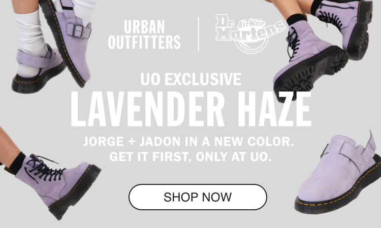 UO EXCLUSIVE LAVENDER HAZE DOC MARTENS | SHOP NOW