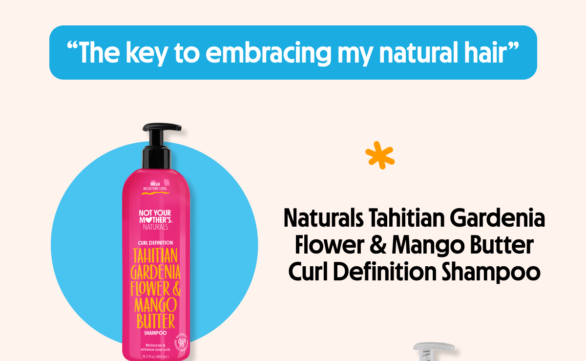 Naturals Tahitian Gardenia Flower & Mango Butter Curl Definition Shampoo