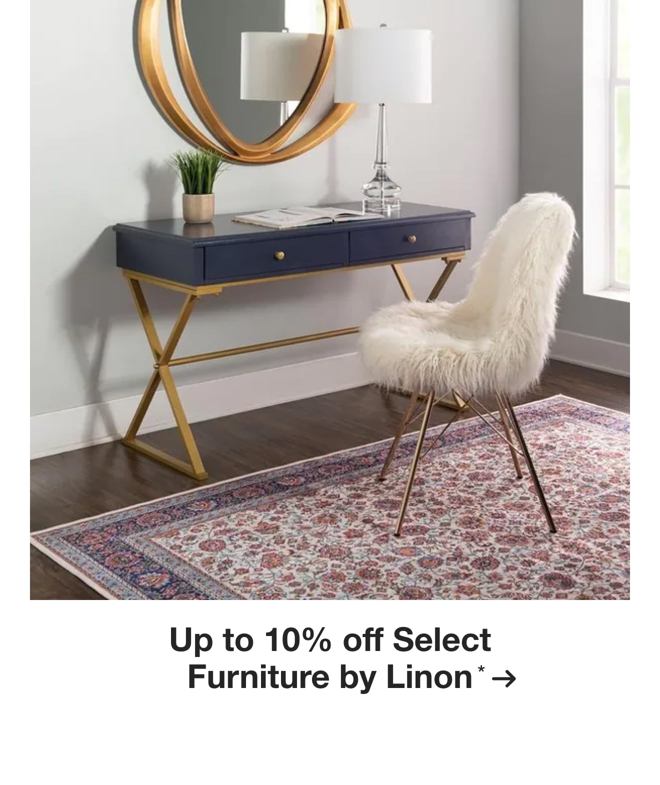 Up to 10% off Select Furniture by Linon*