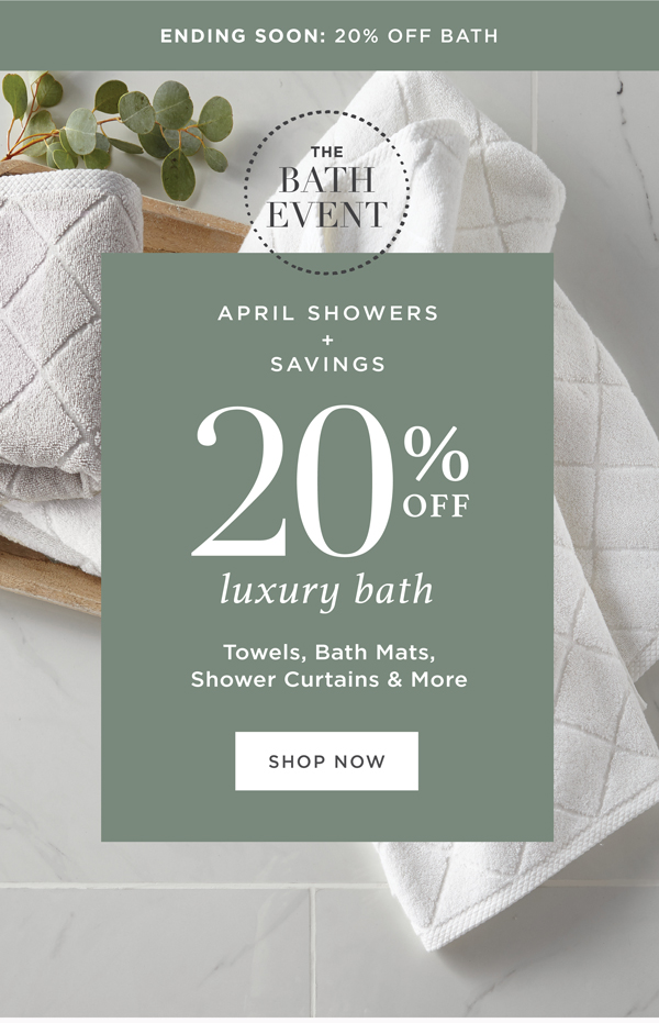 Save 20% On Bath