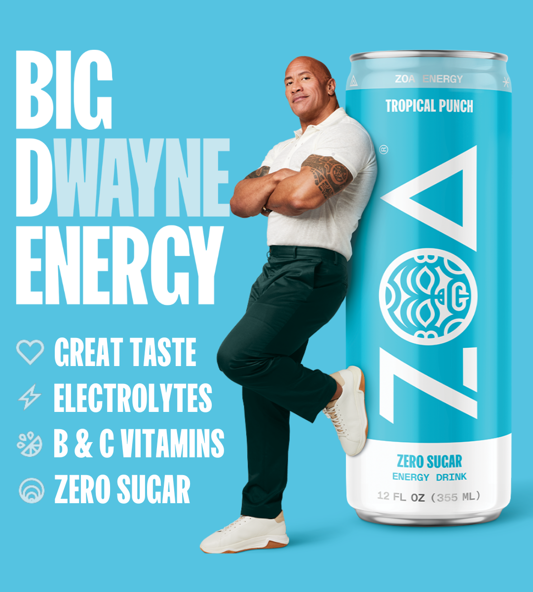 The ZOA Energy Drink Formula