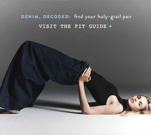 Shop the denim fit guide