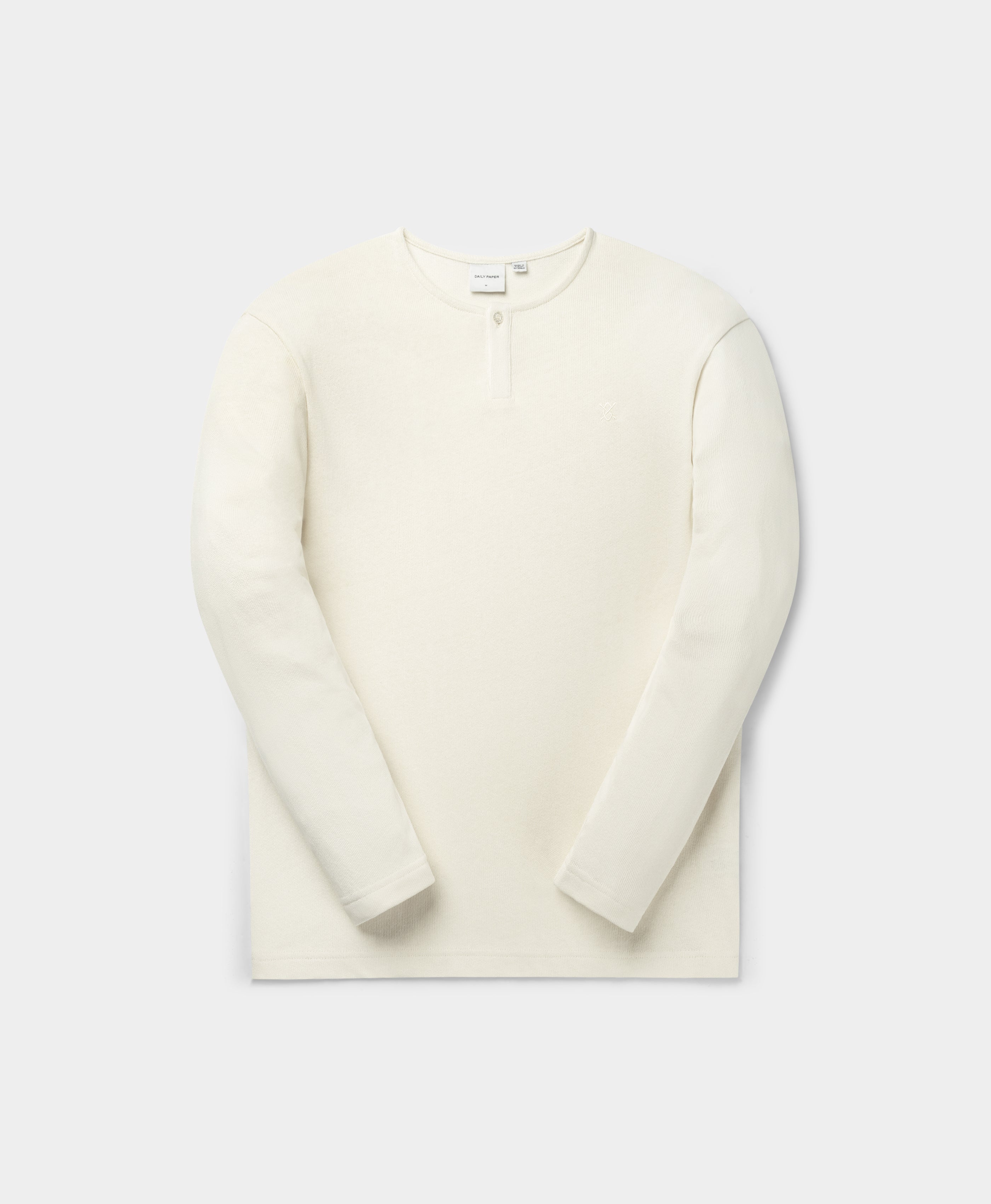 Image of Pristine White Knit Longsleeve