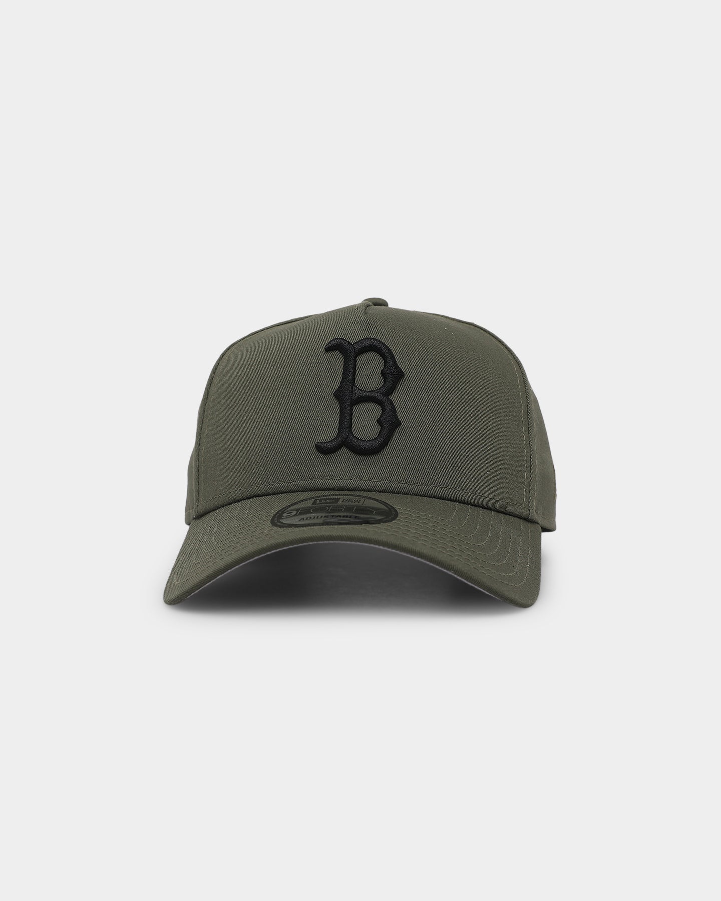 Image of New Era Boston Red Sox 9FORTY A-Frame Snapback Olive