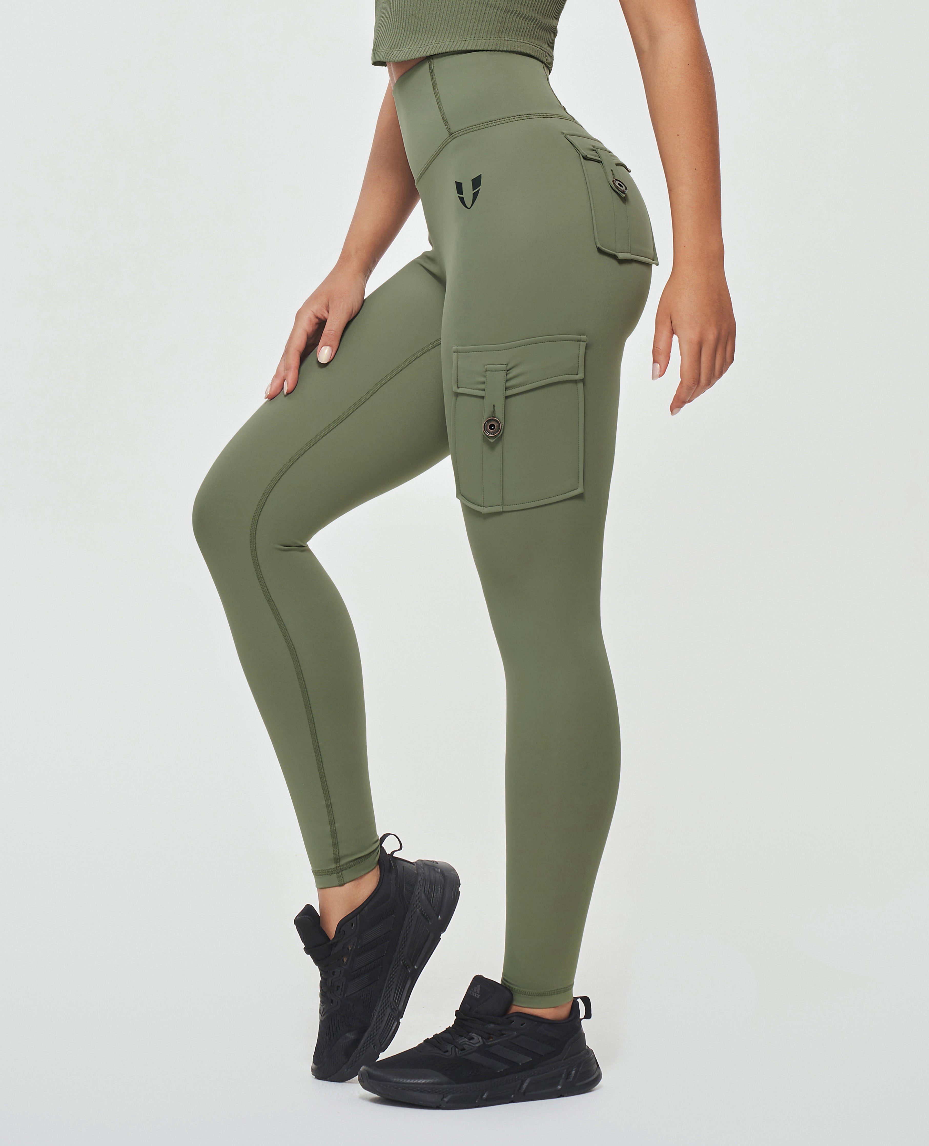 Image of High Waisted Cargo Leggings