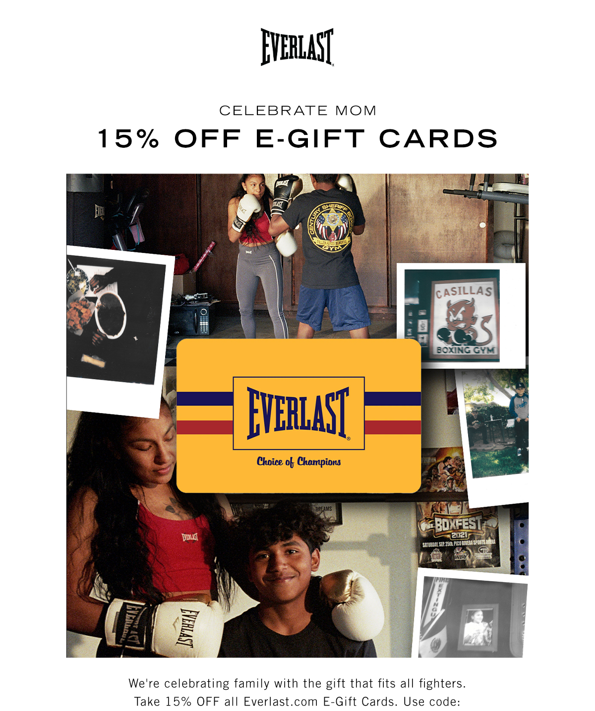 15% Off E-Gift Cards With Code: GIFT15