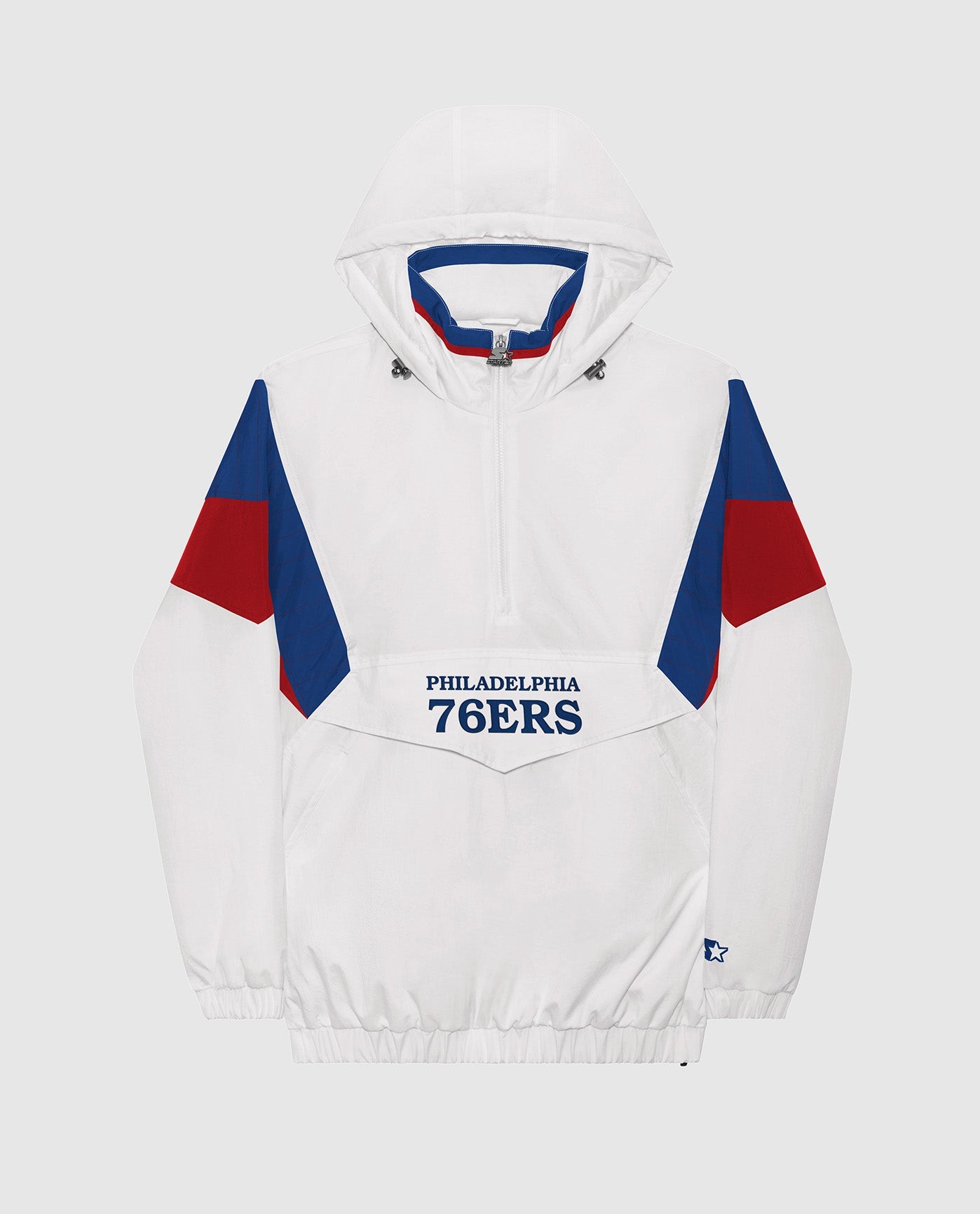 Image of Philadelphia 76ers Breakaway Nylon Half-Zip Jacket