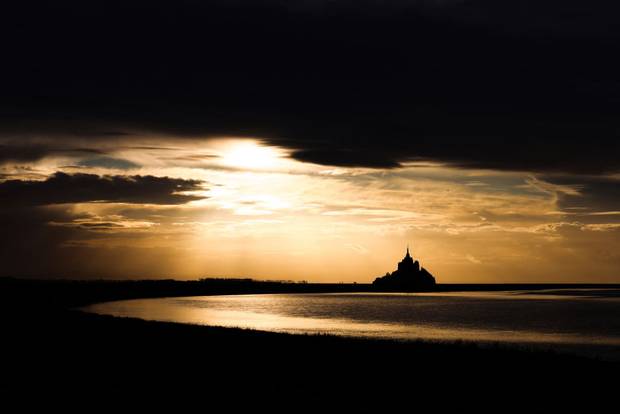 Mont Saint-Michel in Normandy, northwestern France.