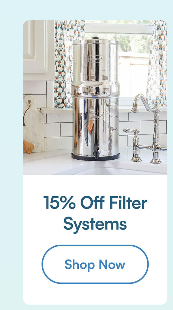 15% Off Filter Systems