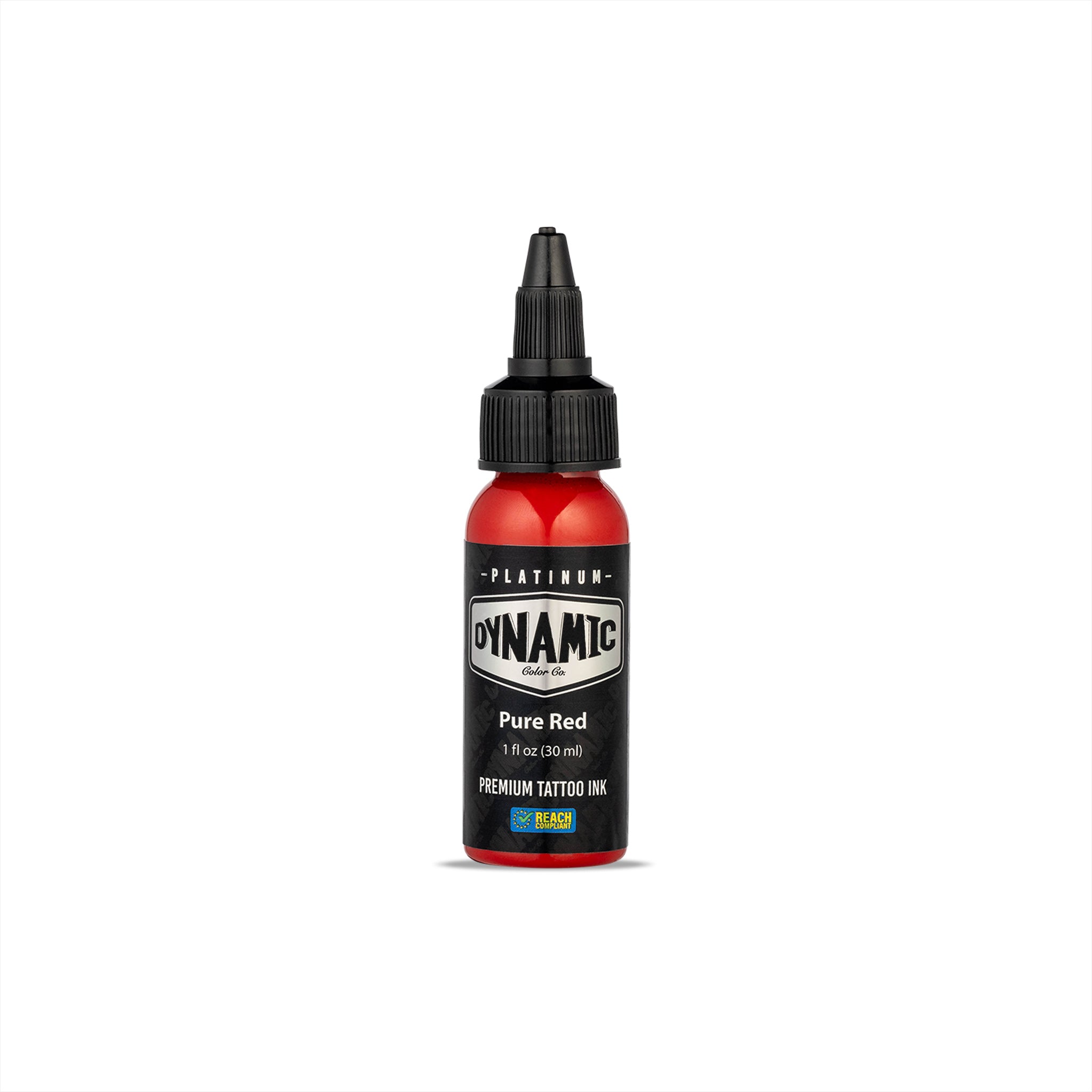 Image of Dynamic Platinum Tattoo Ink Pure Red  - 1oz Bottle