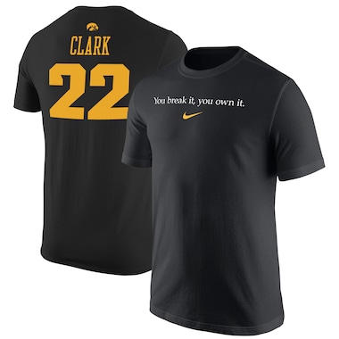  Nike Caitlin Clark Black  Record Breaking T-Shirt