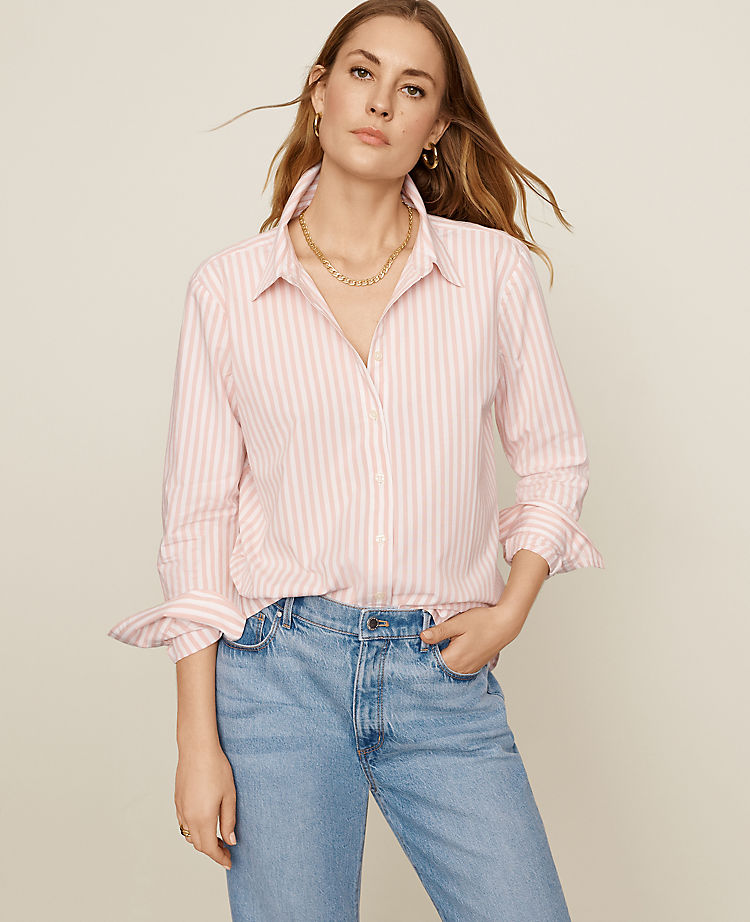 AT Weekend Stripe Relaxed Perfect Shirt