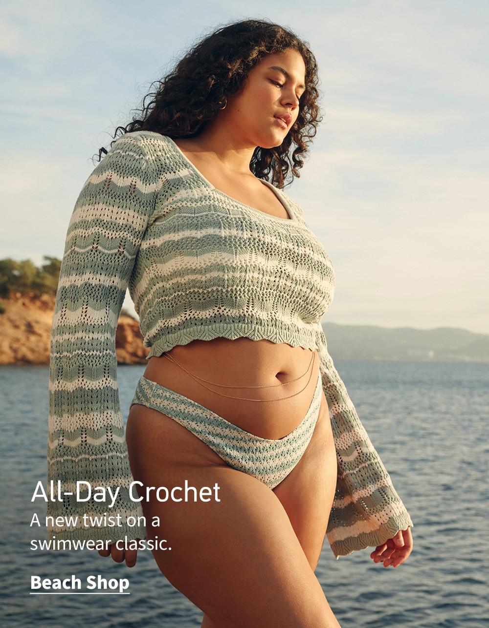 All-Day Crochet

A new twist on a swimwear classic.

<Beach Shop>