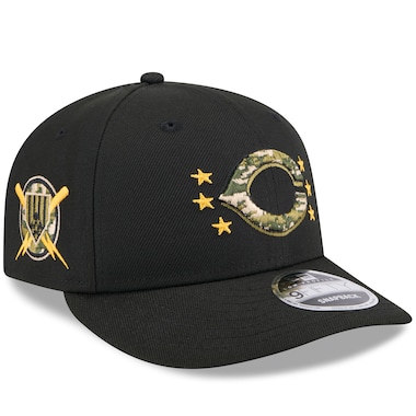  New Era  Black  2024 Armed Forces Day Low Profile 9FIFTY Snapback Hat