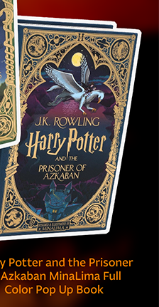 Harry Potter and the Prisoner of Azkaban MinaLima Full Color Pop Up Book