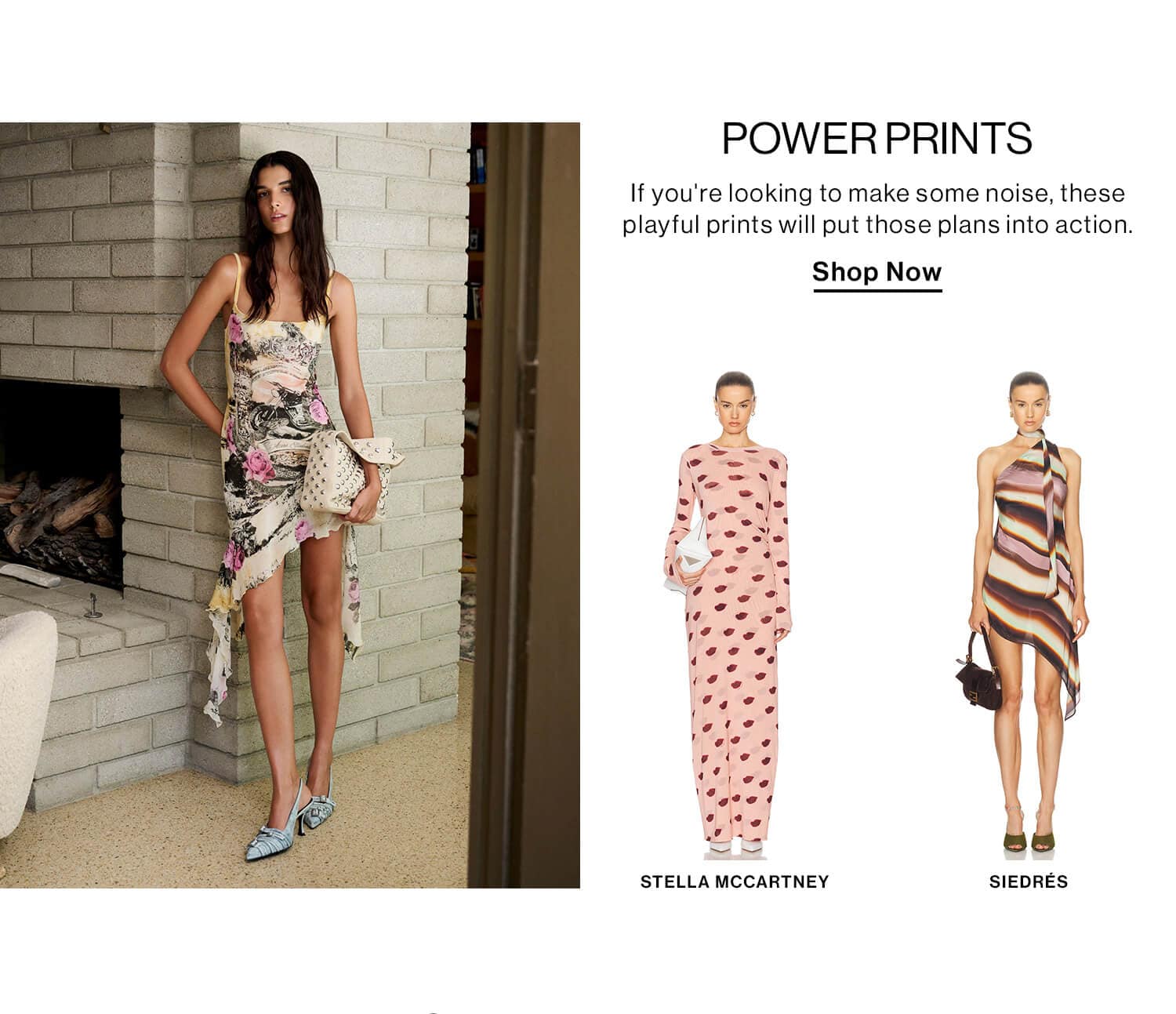 Power Prints DEK: If you're looking to make some noise, these playful prints will put those plans into action. CTA: Shop Now