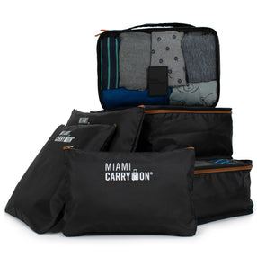 Foldable 6 Piece Packing Cubes