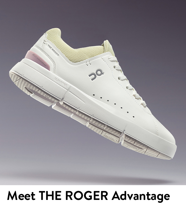 On THE ROGER Advantage sneaker for women.