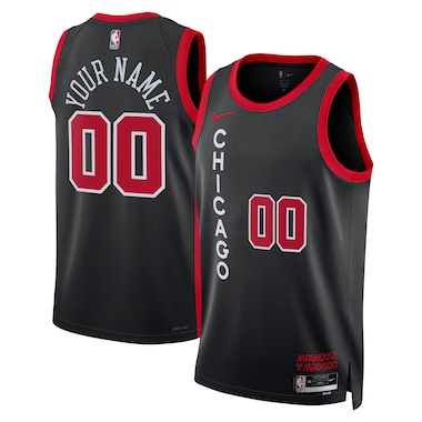  Nike  Black  2023/24 Custom Swingman Jersey - City Edition