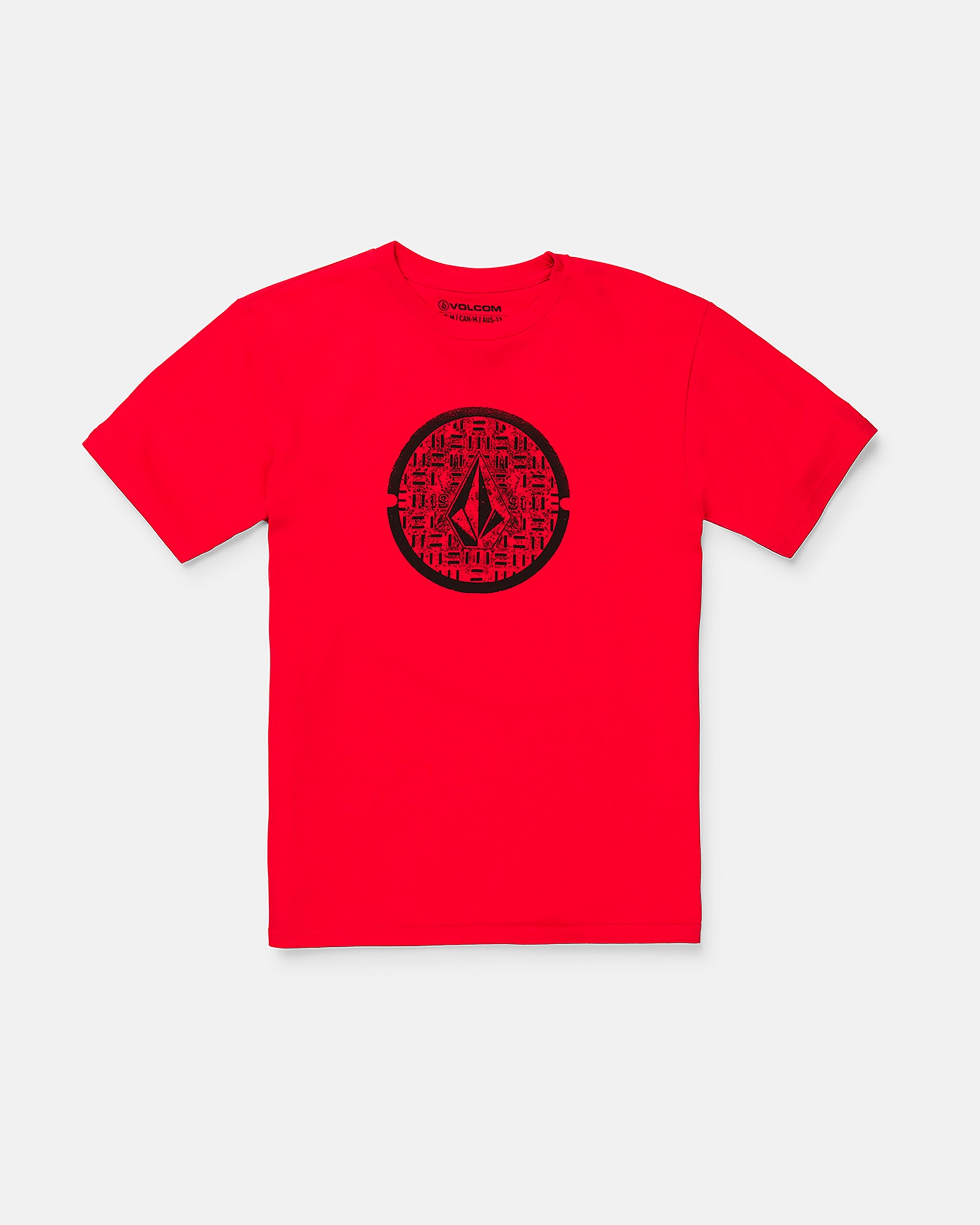 Image of Little Boys Circle Stone Short Sleeve Tee - Red