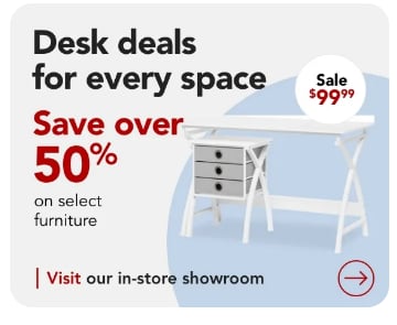 Save over  50% on select Furniture