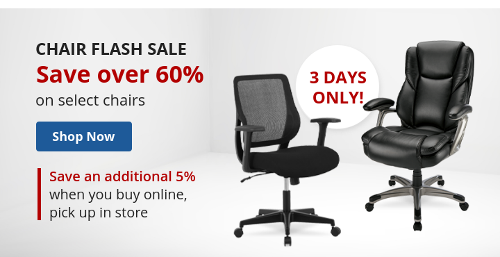 CHAIR FLASH SALE Save over 60% on select chairs