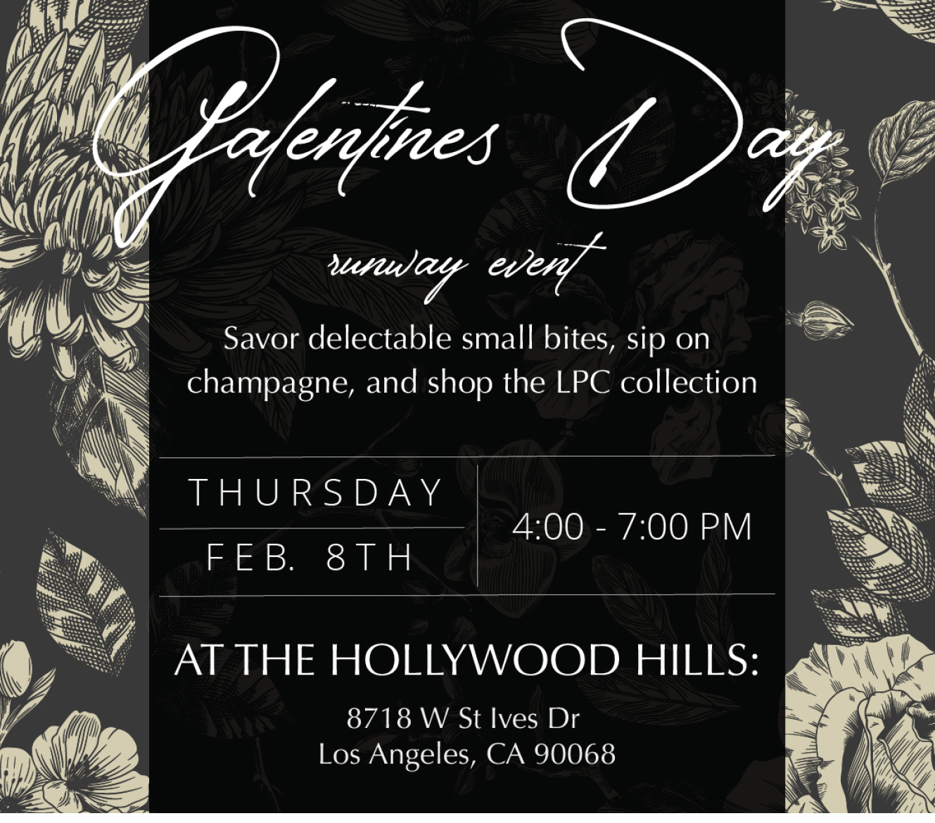 Join us on Feb. 8 for a Galentine's Day Event