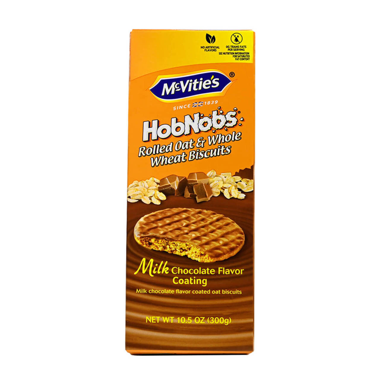 Image of McVities Milk Chocolate Hobnobs - 10.5oz (300g)