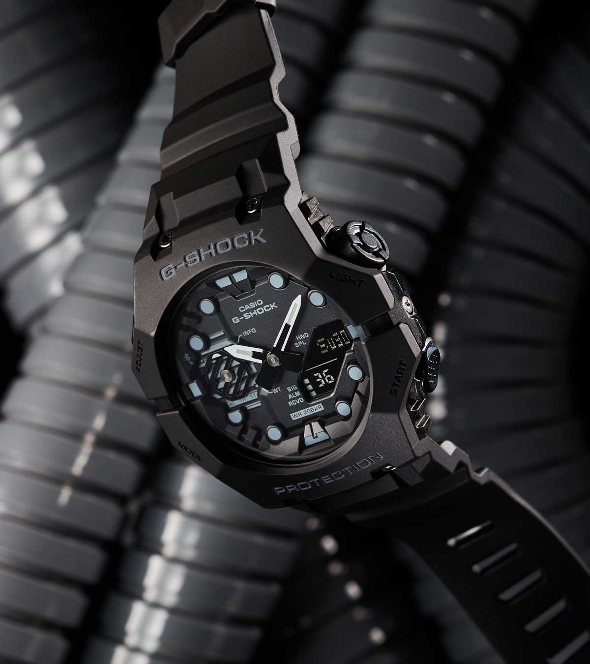 Shop an array of watches, like this black G-Shock