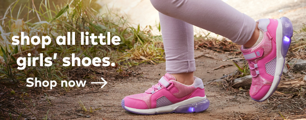 Shop all little girls' shoes. Shop now.