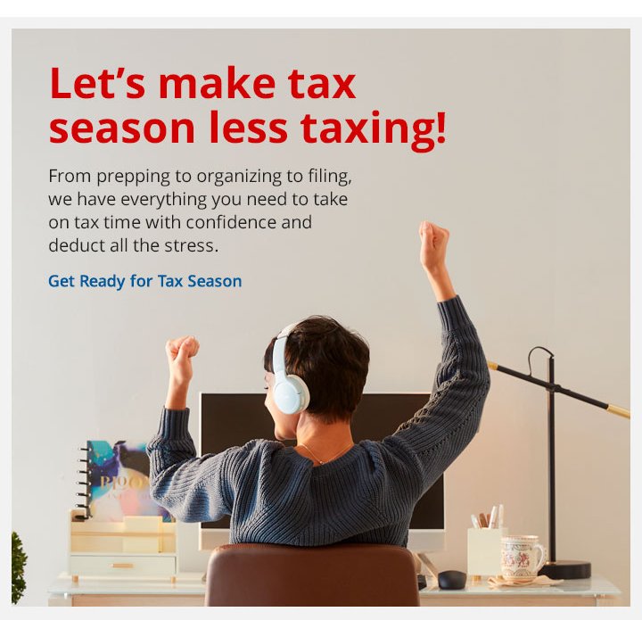 Let's make tax season less taxing