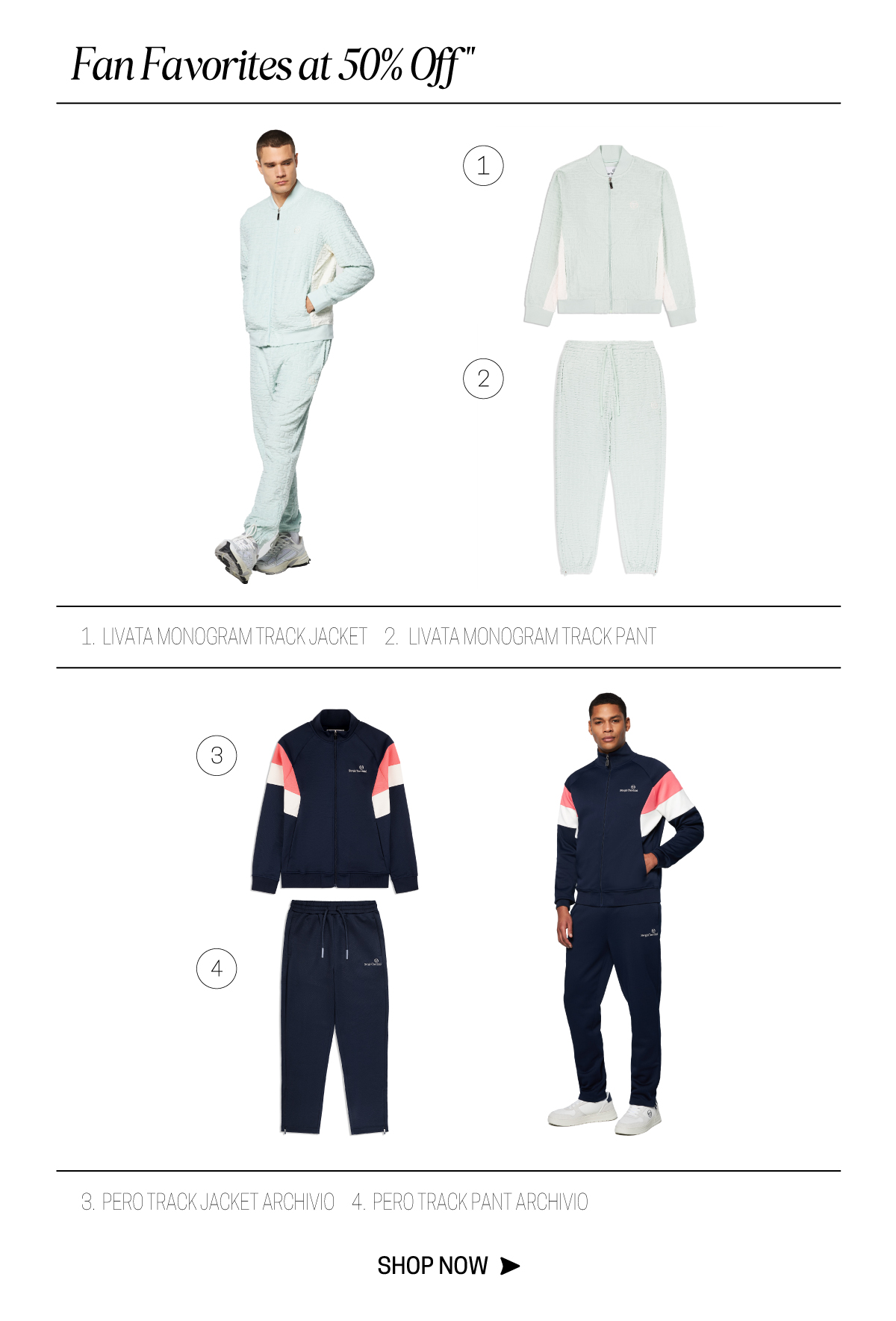 50% Off Tracksuits