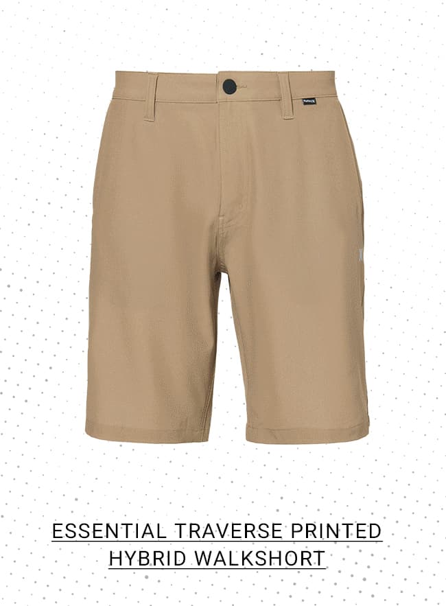 Essential Traverse Printed Hybrid Walkshort