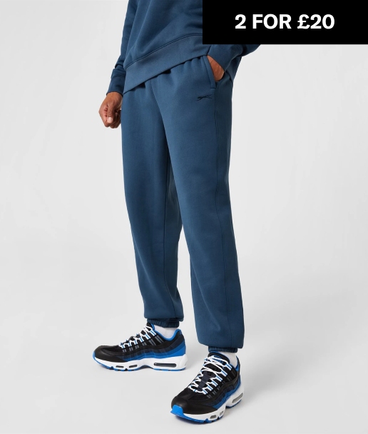 Slazenger Cuffed Fleece Jogging Pants Mens