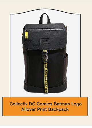 Collectiv DC Comics Batman Logo Allover Print Backpack