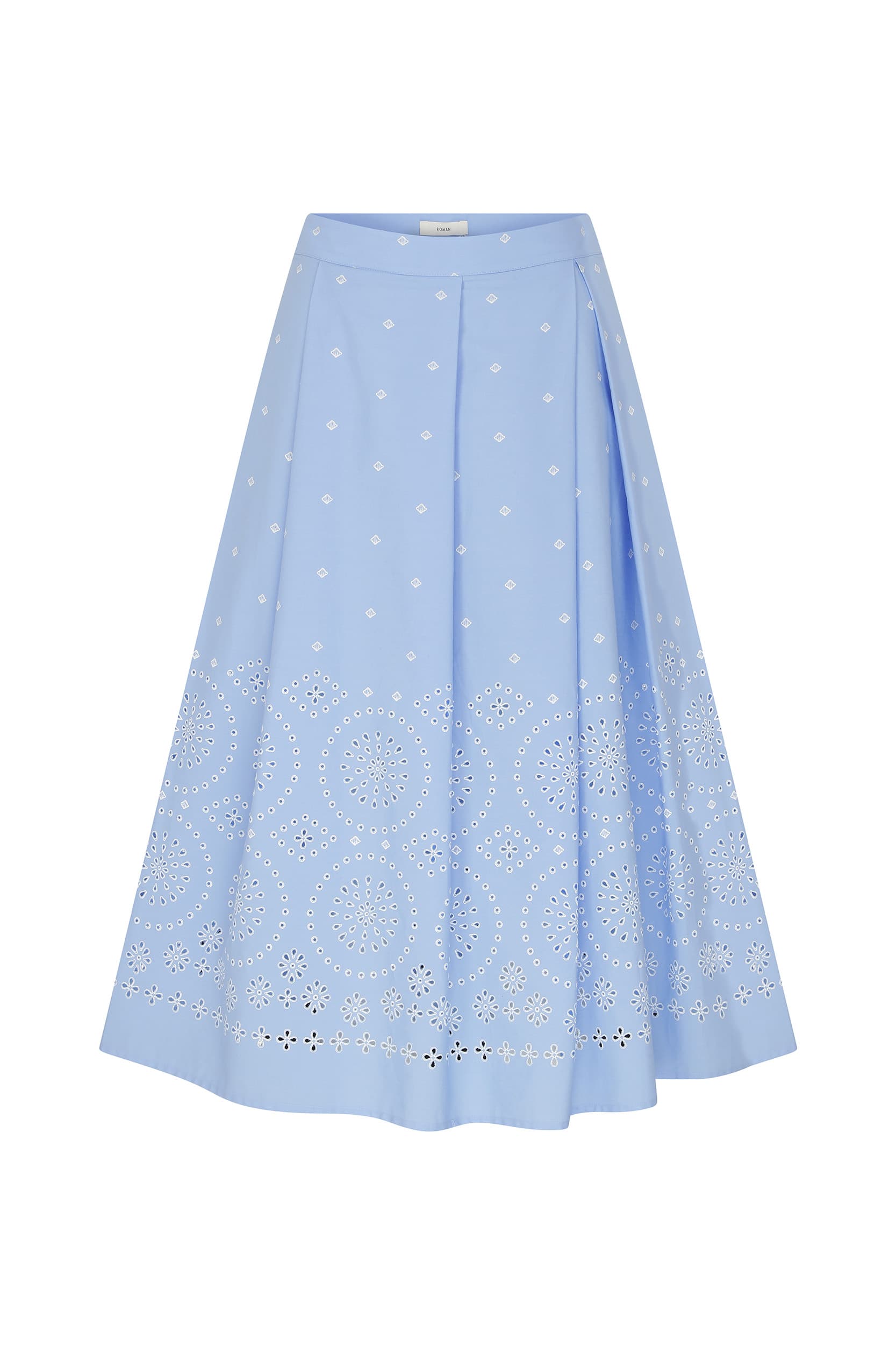 Image of Vintage Blue Midi Skirt