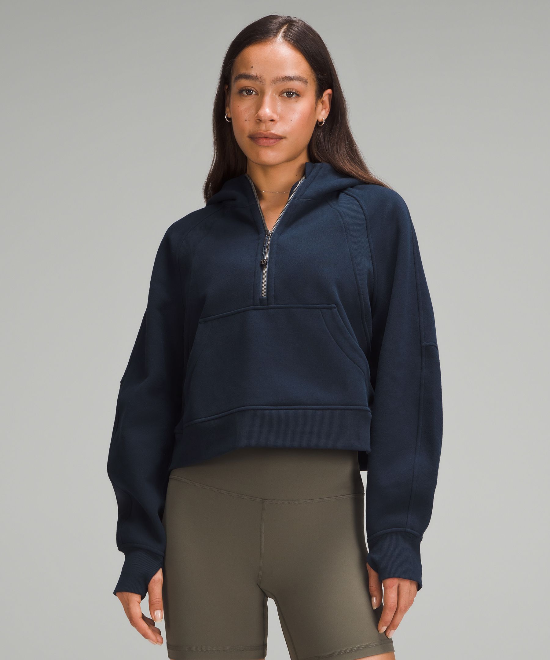 Scuba Oversized Half-Zip Hoodie