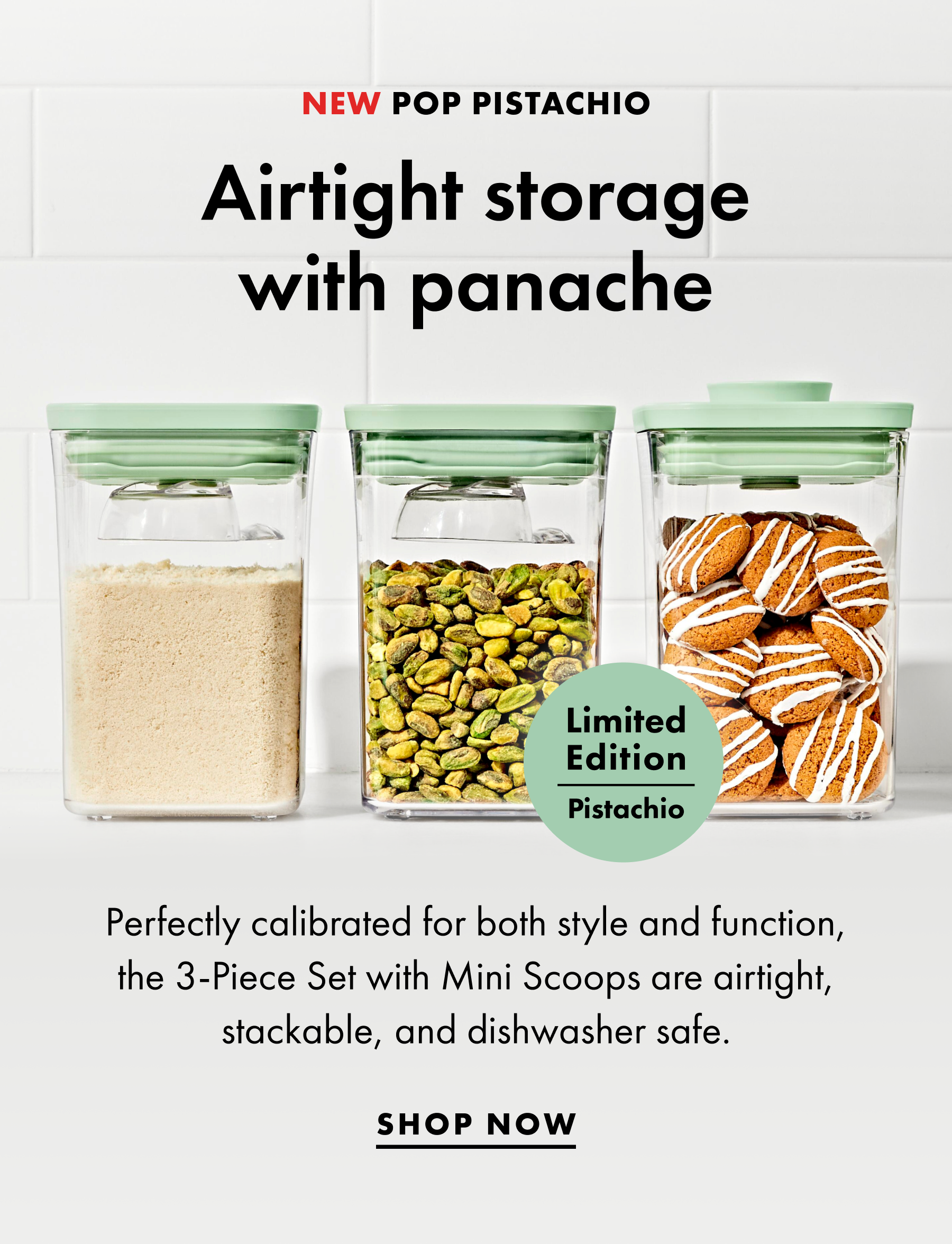 Airtight storage with panache