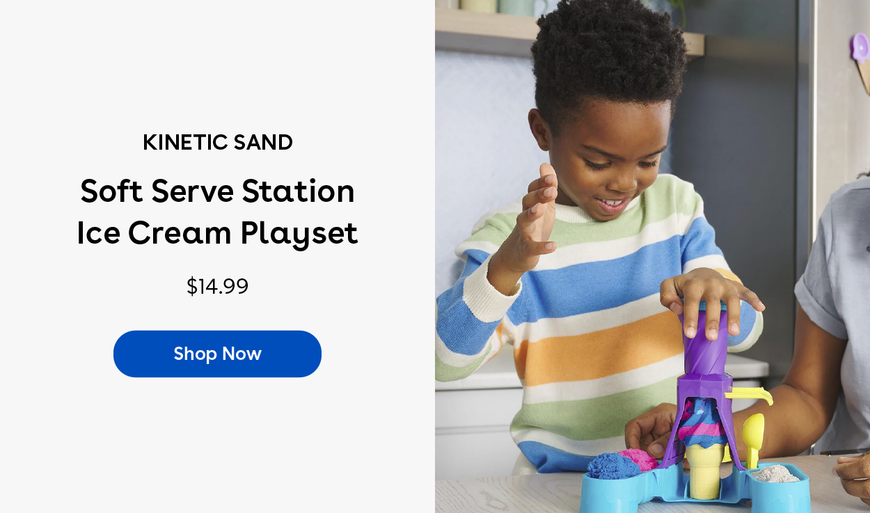 Kinetic Sand Soft Serve Station Ice Cream Playset $14.99 Shop Now