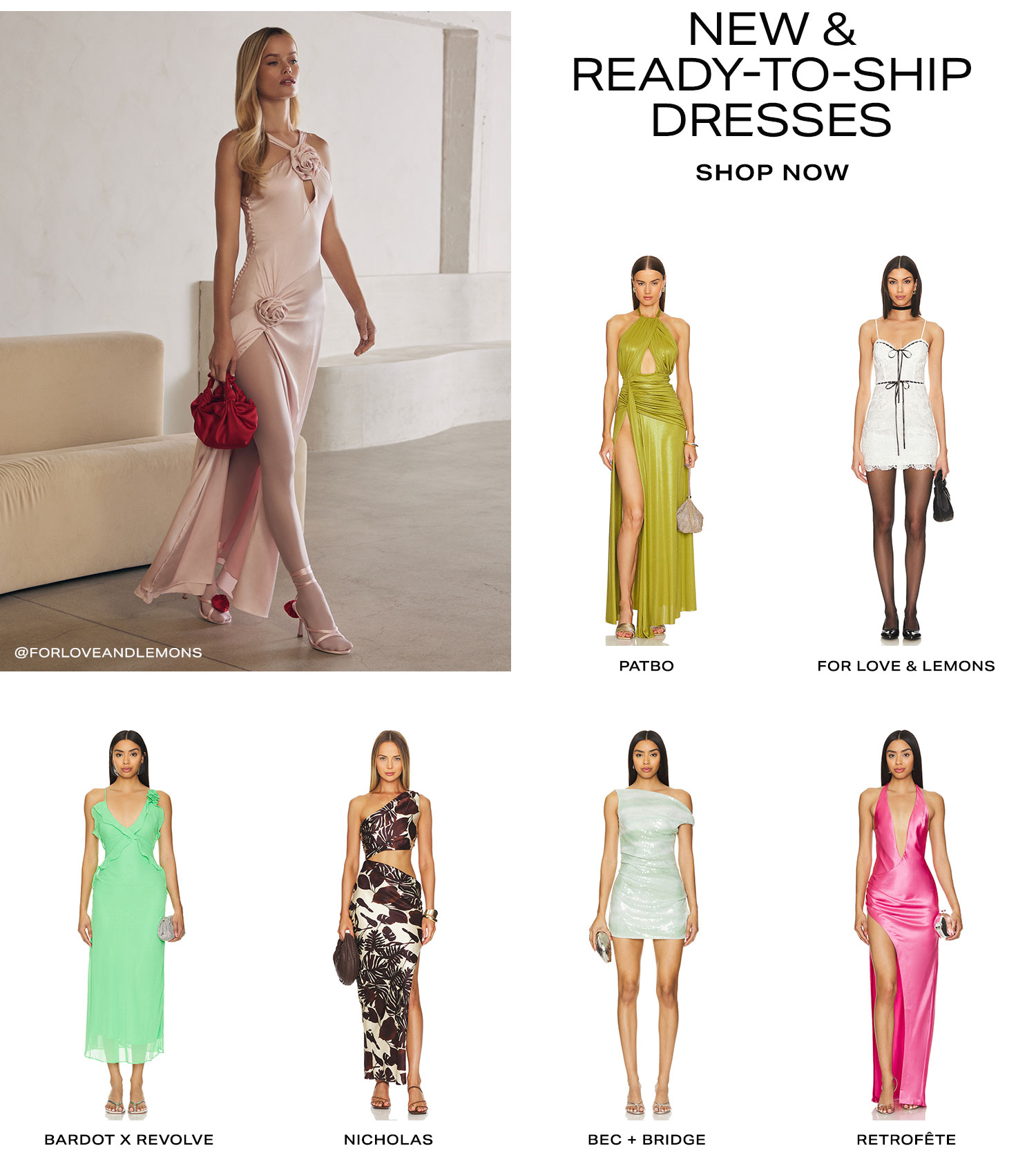 New & Ready-To-Ship Dresses