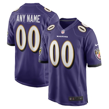  Nike Purple  Custom Game Jersey