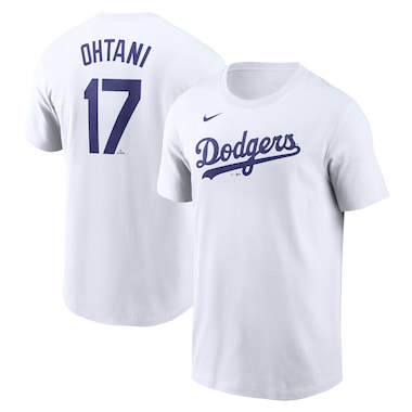  Nike Shohei Ohtani White  2024 Fuse Name & Number T-Shirt