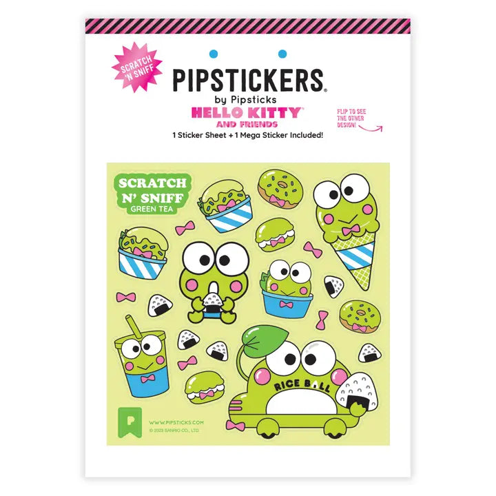 Pipsticks + Hello Kitty Keroppi Tea Buggy Scratch 'n Sniff Stickers