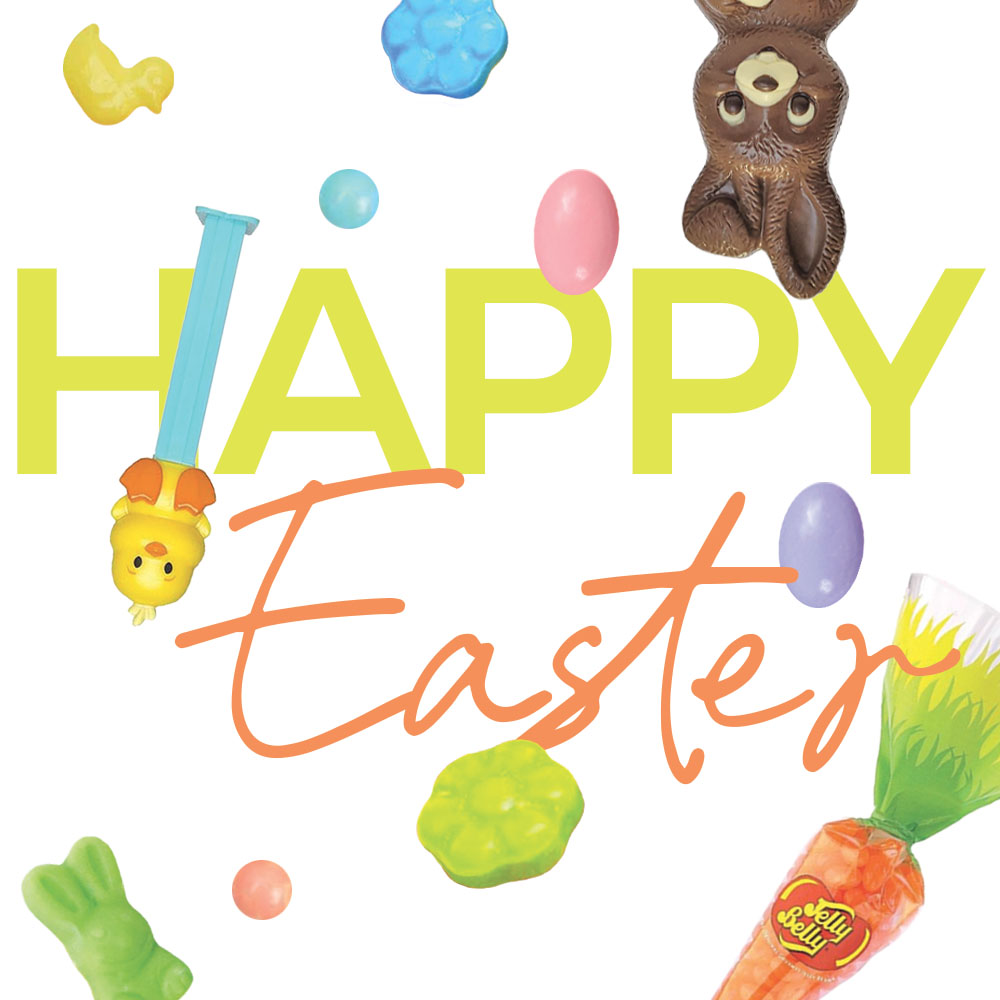 Happy Easter Text Graphic