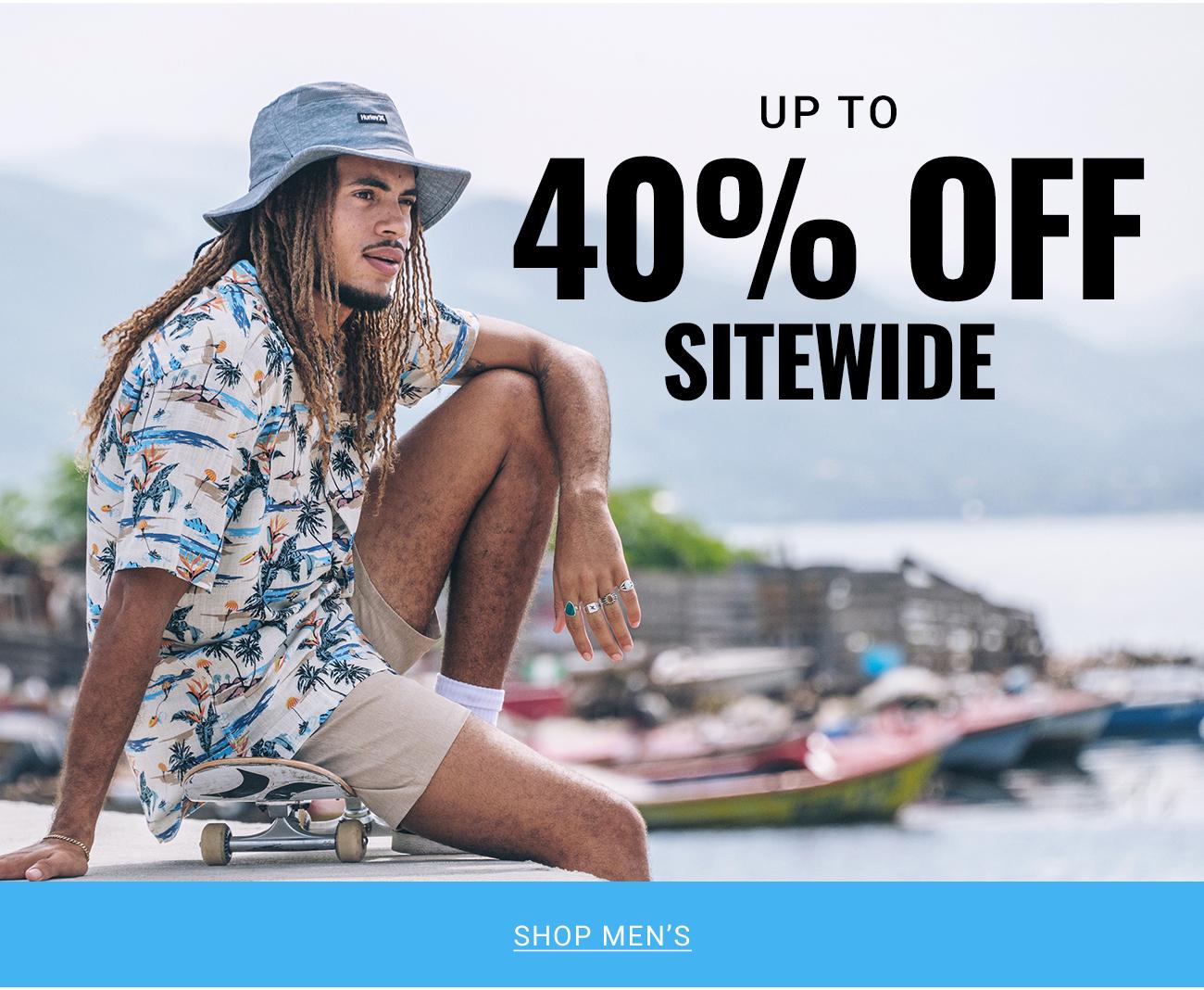 Up to 40% OFF Sitewide | Shop Men's